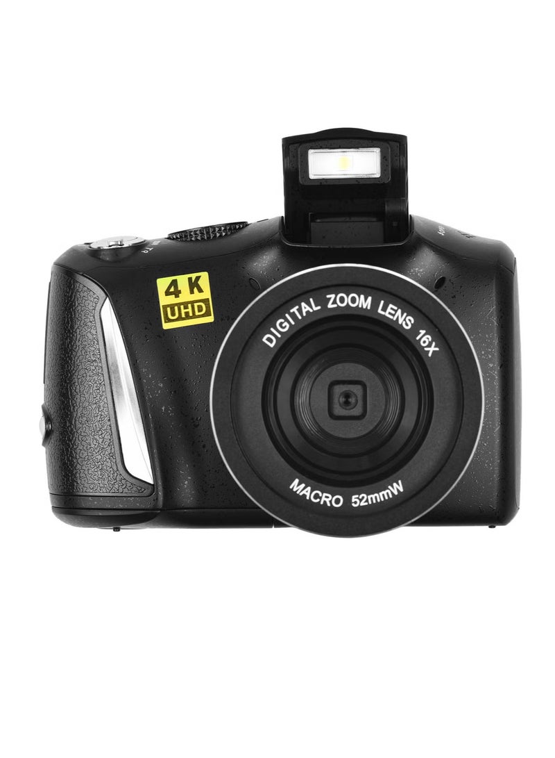 Digital Zoom Video Camcorder, 48MP High Resolution Digital Camera, Multifunctional Durable Action Camera, Easy To Carry Portable Photography Camera, (1pc, Black) - Image 1