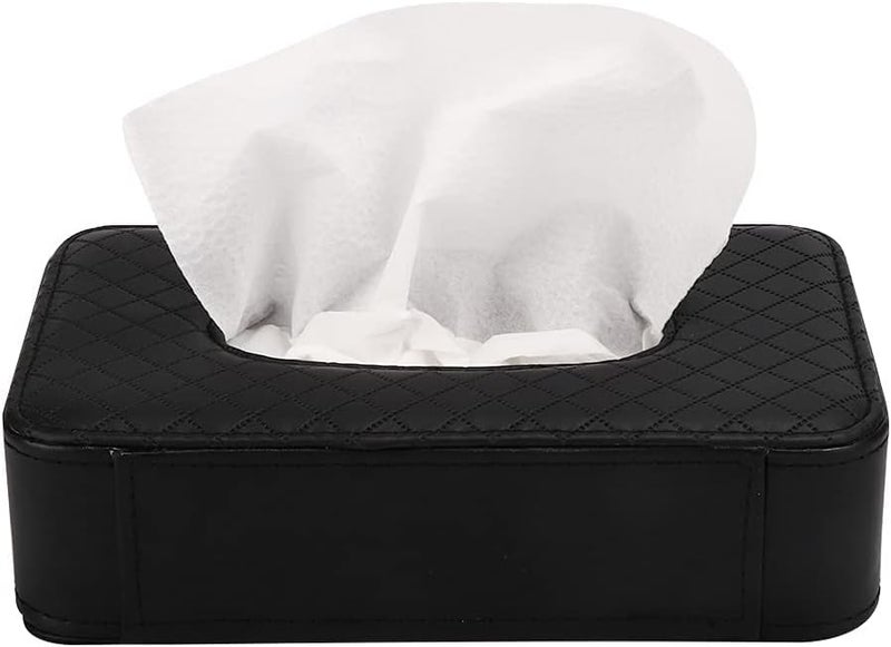 Maharsh Auto Accessories Car Sun Visor Tissue Box Paper Napkin Holder Tissue Holder Beige Or Black color-1pcs - Image 2