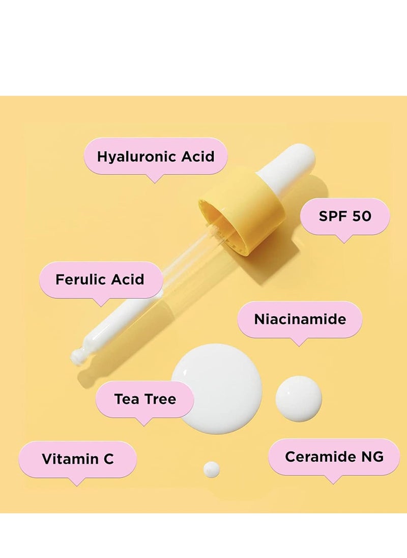 ZITSTICKA - ZitSticka MEGASHADE Sunscreen Serum for Face w/SPF 50-30ml UVA/UVB Protection - Ideal Skin Care for Breakout Prone & Sensitive Skin - Lightweight & Dermatologist Tested - Image 1