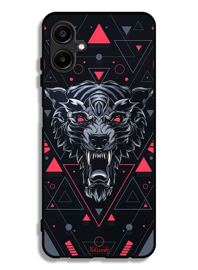 Tolwak Samsung Galaxy M06 5G Protective Case Cover Scrolling Wolf - Image 1