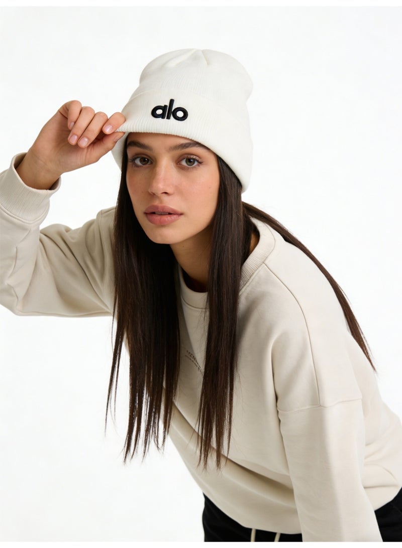 Alo World knitted hats for men and women wool hats, winter hats, outdoor cold and warm in autumn and winter. - Image 4