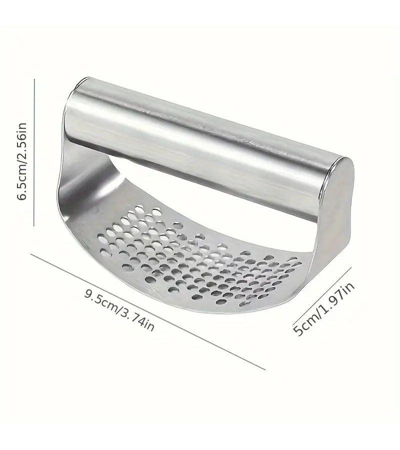 Garlic Press Easy Clean Portable Kitchen Tool For Crushing Chopping Garlic Durable Stylish Design - Image 2