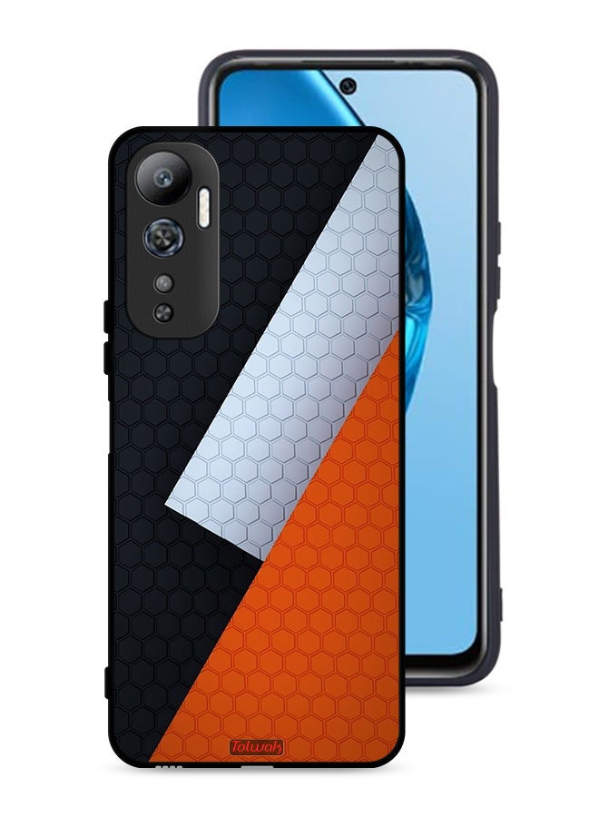 Tolwak Infinix Hot 20 4G Protective Case Cover Pattern - Image 1