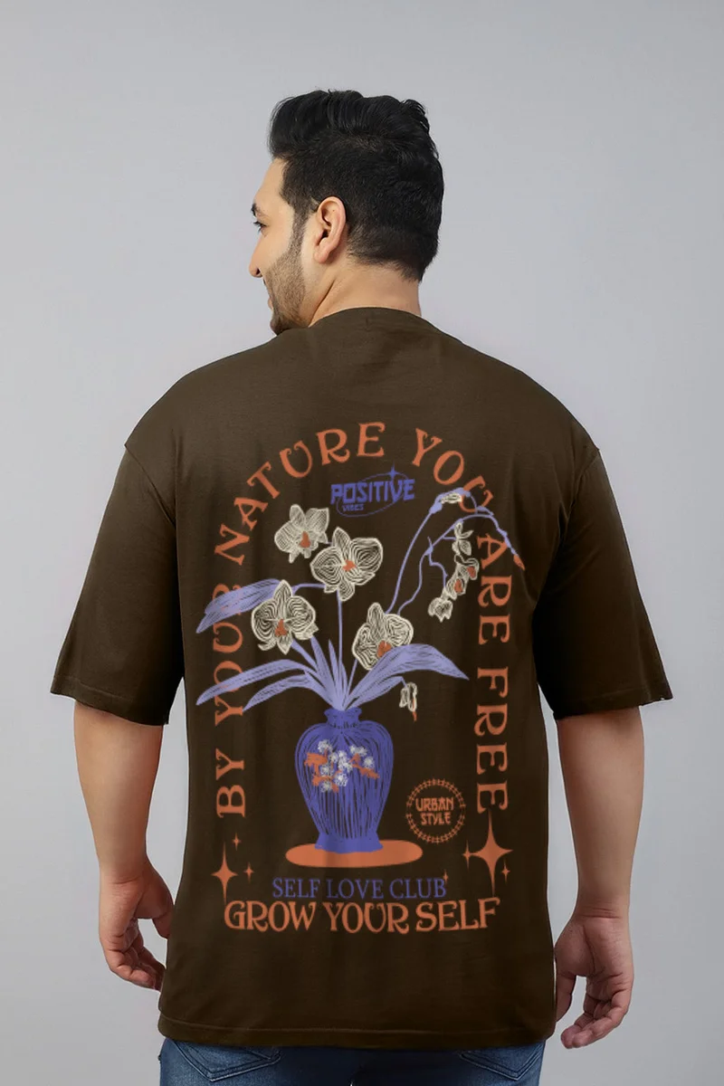 فيردو Veirdo Men’s Oversized , Plus Size  & Regular Fit T-Shirt | Premium Cotton Casual Tee
