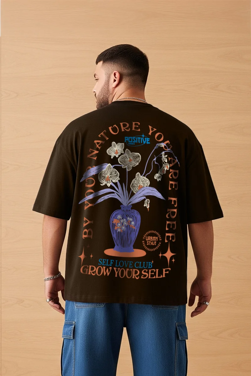 فيردو Veirdo Men’s Oversized , Plus Size  & Regular Fit T-Shirt | Premium Cotton Casual Tee