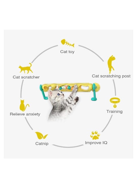 Cat Toy Track Ball Catch Cat Educational Toy Funny Play Tunnel Teaser Kitten Scratch Pet Accessories