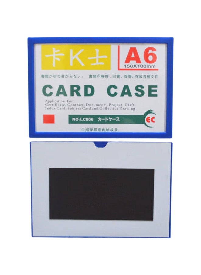 elifo Yili Feng A6 Card Holder, Magnetic Hard Plastic Case, Warehouse Identification Card, Signage, Magnetic File Holder, Magnetic Inspection Checklist Holder, Hard Magnetic Wall Sign, Card Slot Magnetic Sticker - Image 2