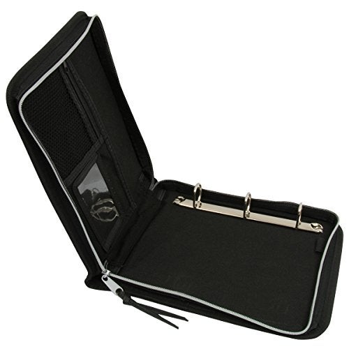 RoadPro 3-Ring Zippered Binder for Loose-Leaf Log Sheets, Black, LB-001BK, 10.5" x 8.5" - Image 3