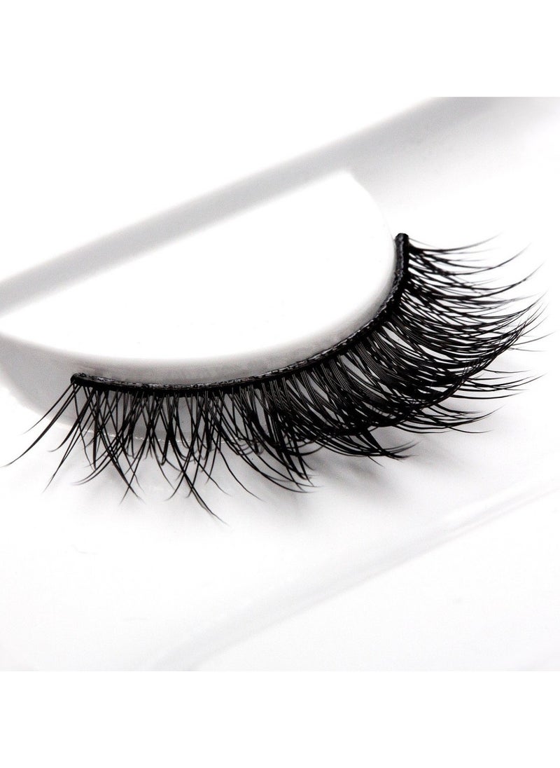 Rima Beauty Lashes - Human HAIR Black # BONDOIR - Image 1