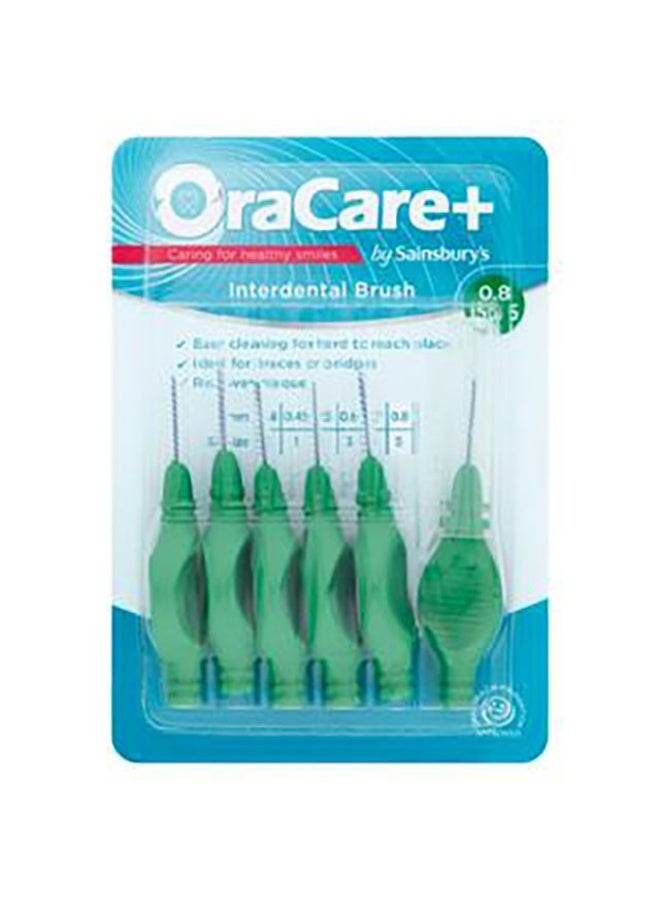 Interdental Brushes 0.8mm Green