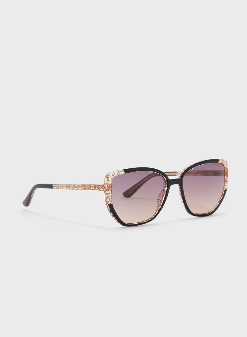 GUESS Injected Oversized Sunglasses - Image 1