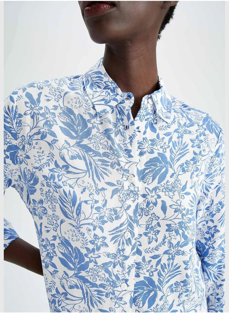 DeFacto Print Patterned Tunic Shirt