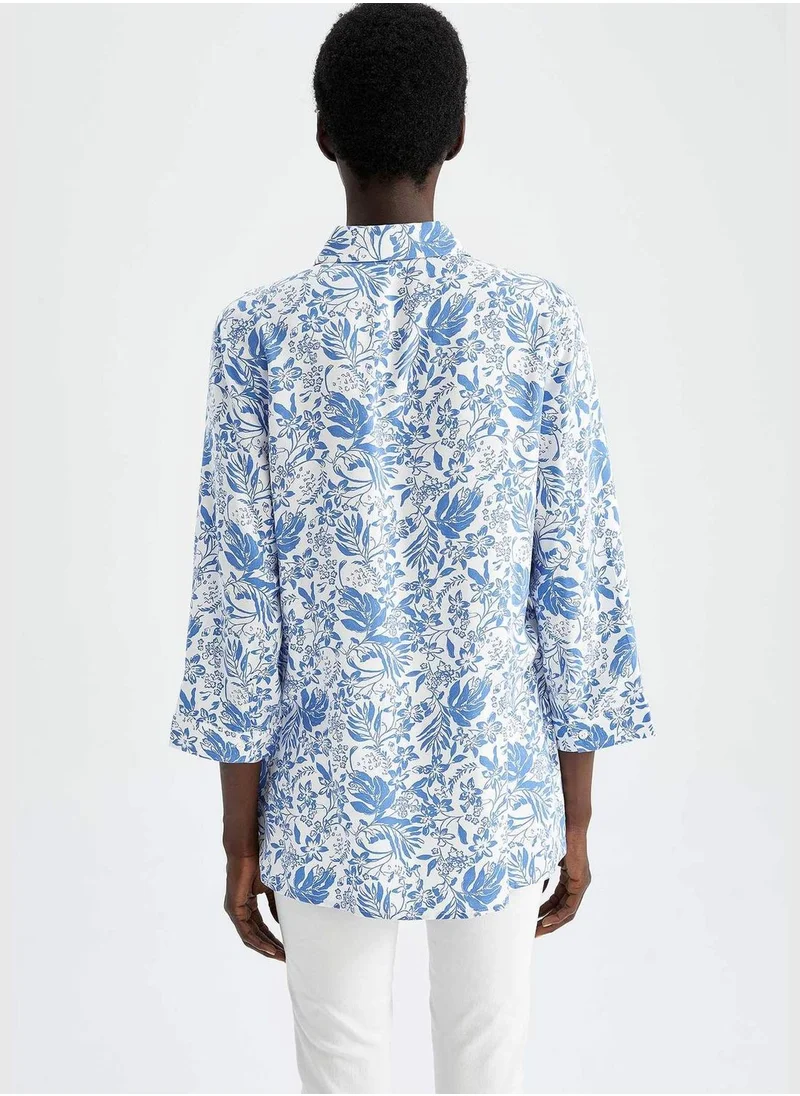 DeFacto Print Patterned Tunic Shirt