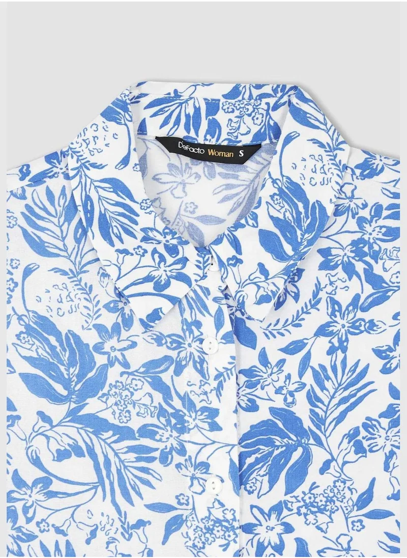 DeFacto Print Patterned Tunic Shirt