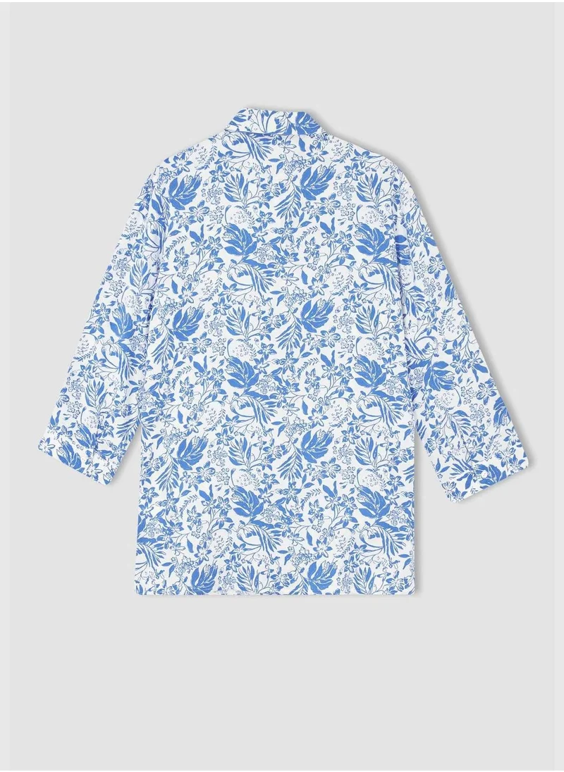 DeFacto Print Patterned Tunic Shirt