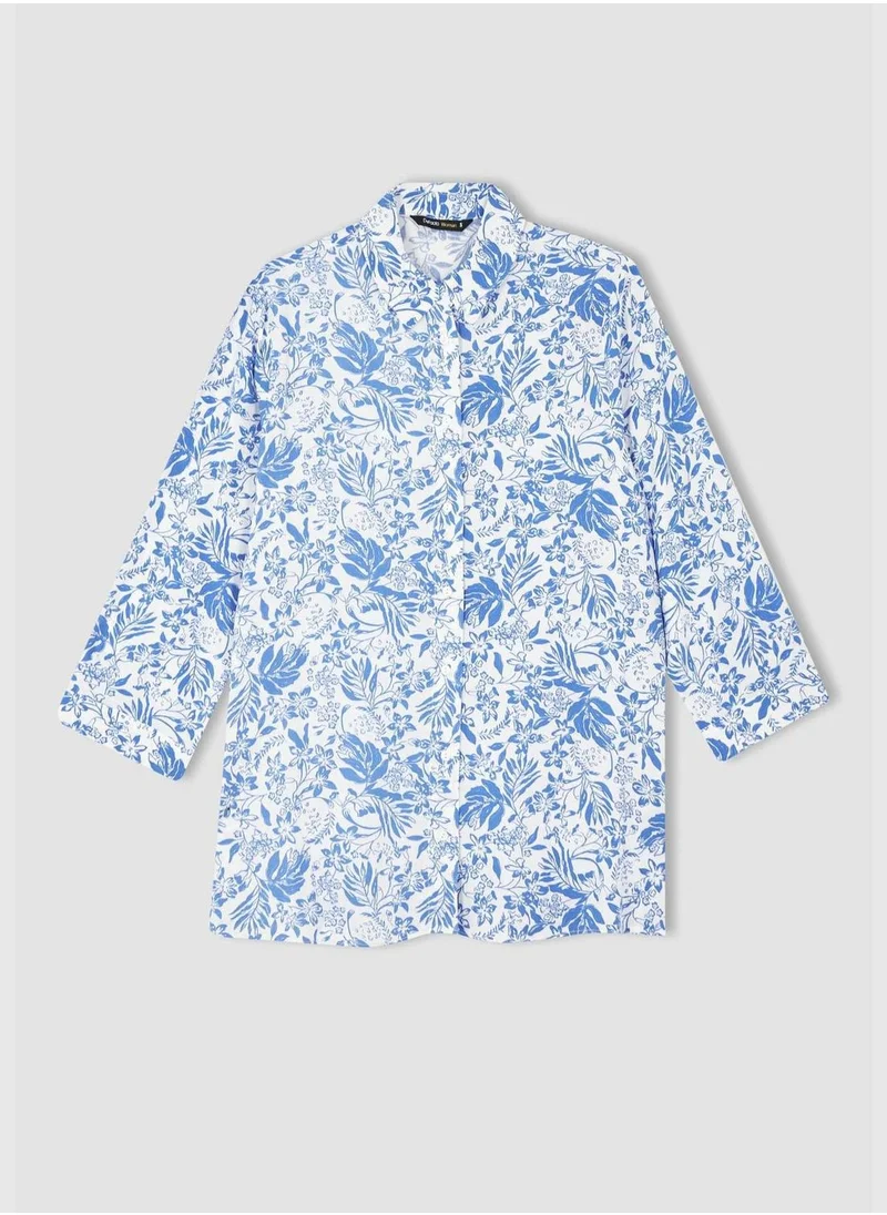 DeFacto Print Patterned Tunic Shirt