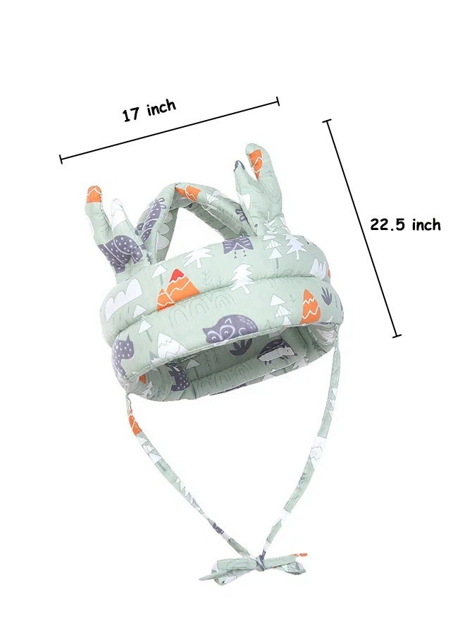 Baby toddler anti-fall hat Children's head protection hat Anti-fall head protection hat Thick Adjustable size Lightweight and breathable Suitable for all seasons - Image 2