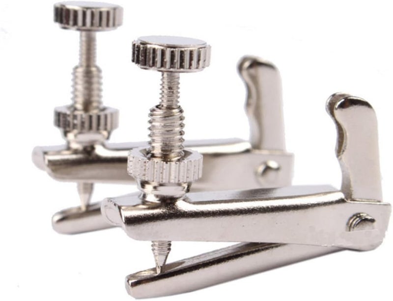 Toyvian 8pcs Violin String Adjusters Fine Tuning Tuners for Violins Easy Installation Precision Sleek Silver Design for Musicians - Image 4