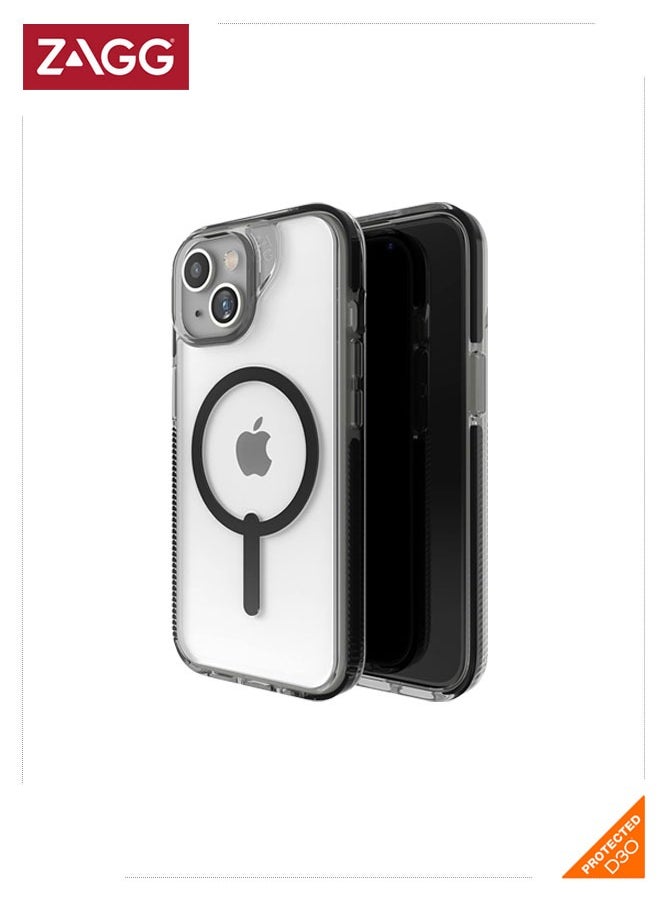 ZAGG - Apple iPhone 15 Case , ZAGG Cass - Santa Cruz Snap Series Magsafe Case - Black - Image 1