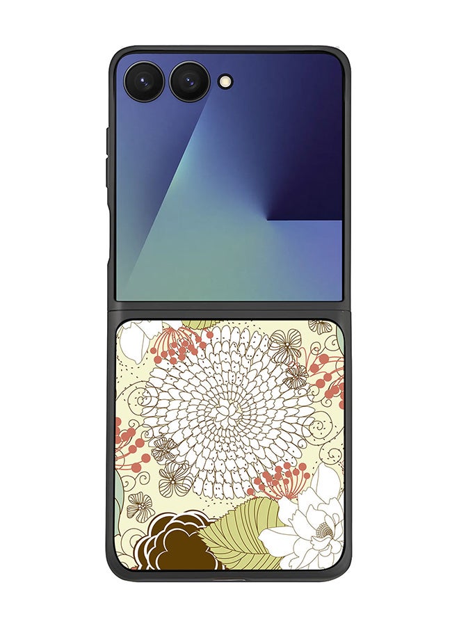 Stylizedd For Samsung Galaxy Z Flip7 Case,Slim fit Camera Protection, Shockproof Thin Phone cover  - Blooming Flower