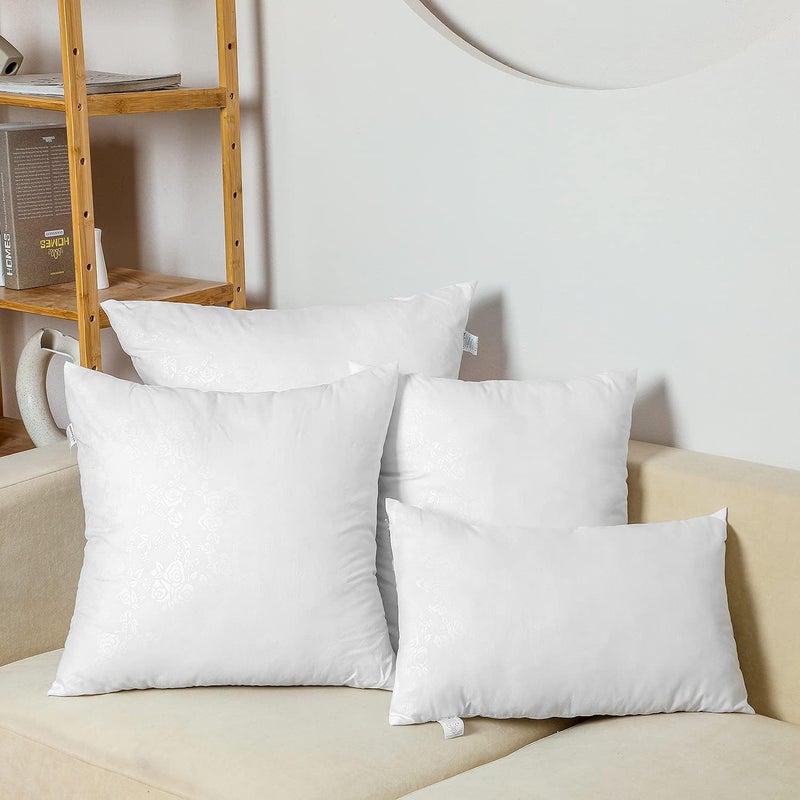 Pillow Inserts 18x18 Set of 4 Square Throw Pillows Euro Decorative Cushion Inner 7D Hollowfibre Filling Cojines for Sofa/Couch/Bed/Indoor/Office - Image 5
