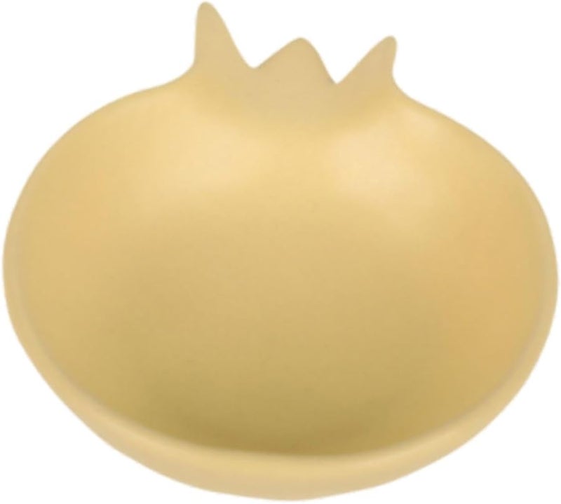 Yellow Jewelry Tray Key Bowl Display Plate Vanity Trinket Dish For Bracelets Watches Gift - Image 1