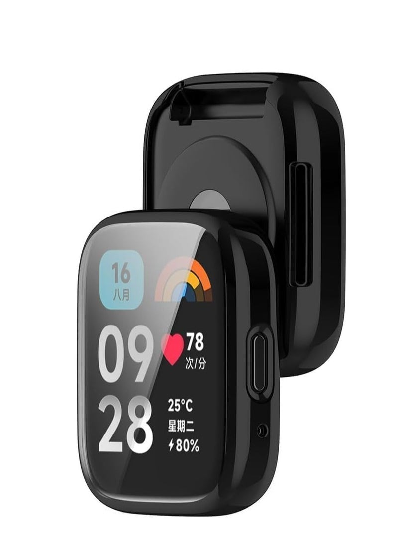 Case Compatible with Xiaomi Redmi Watch 3 / Xiaomi Mi Watch Lite 3 Case, Flexible TPU Anti-Scratch Full Protective Cover (Silver) - Image 2