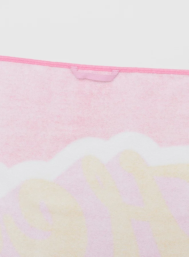 SUNNY LIFE Kids Beach Towel – Summer Sherbet Bubblegum Pink | Soft & Absorbent Cotton Towel for Kids | Lightweight Pool & Beach Towel