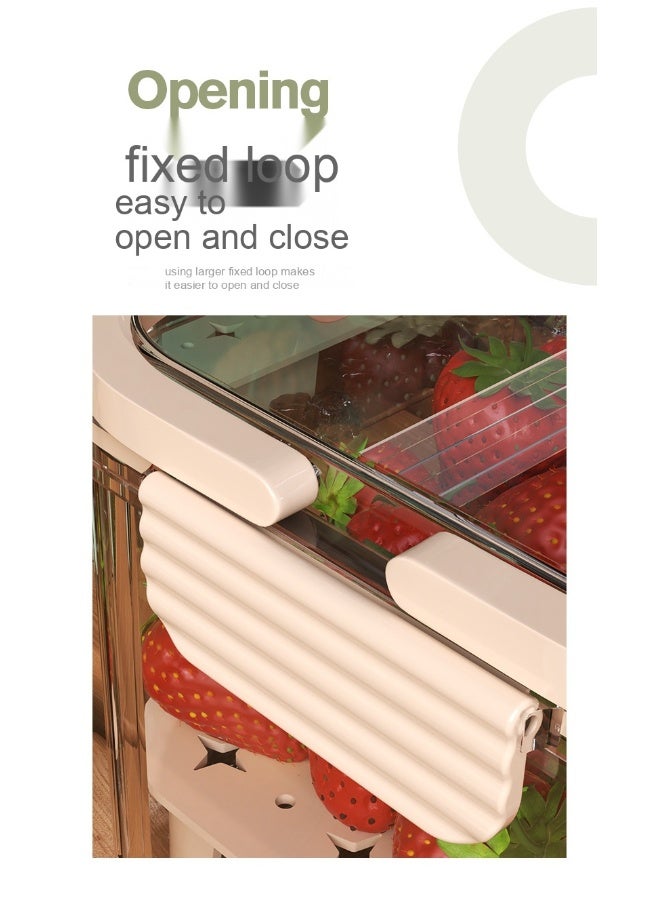 NeeMee Portable Cooler Preservation Box for Office Picnics - Large Capacity Sealed Freshness Container for Fruits, Ideal for Spring Outings. - Image 4