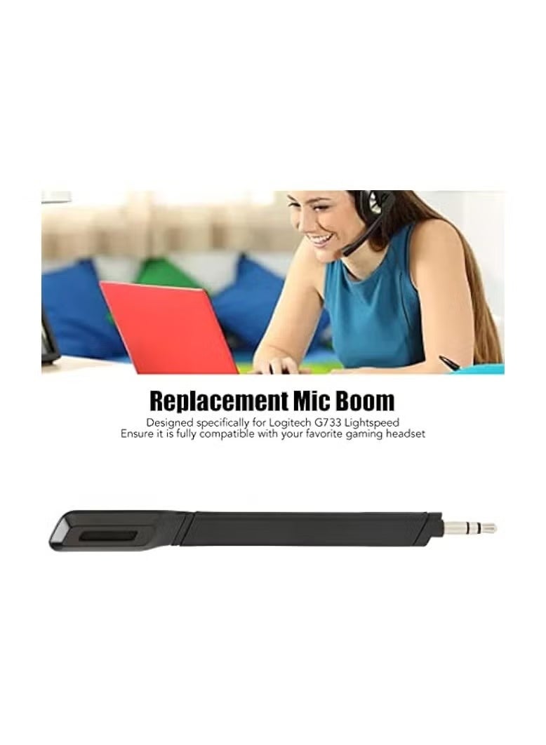 erorex Replacement Microphone, 3.5mm Detachable Microphone Boom, Professional Headphone Mic Attachment Designed for Logitech G733 Lightspeed, Noise Canceling & Lossless Sound Quality - Image 3