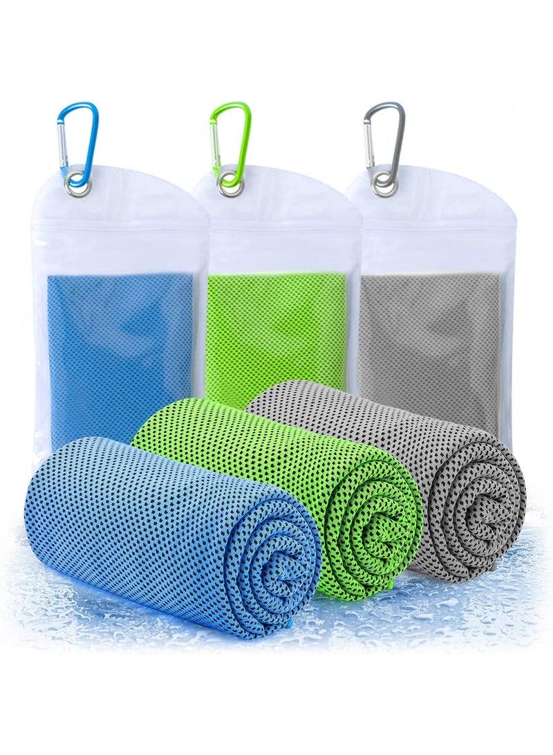 Y&D 3 Piece Sports Quick Drying Ice Towel - Image 1