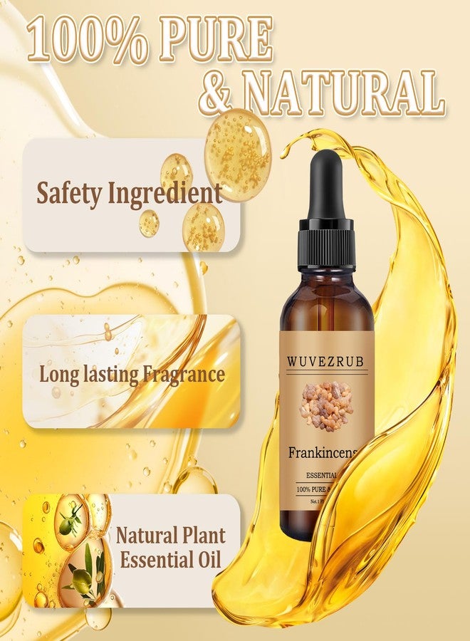 زيت اللبان العطري من ووفيزروب 30 مل - زيوت طبيعية ونقية 100% لموزع العلاج العطري - 1 أونصة سائلة/لبان - Image 2
