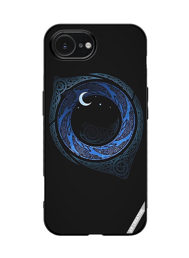 VR CREATIVE Protective Case Cover For Apple iPhone 16e Moonlight Design Multicolour