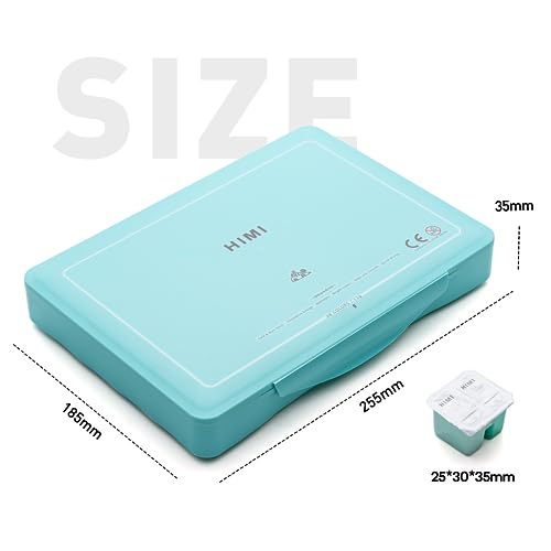 HIMI مجموعة طلاء جواش هيمي المكونة من كوبين مع 3 فرش طلاء، 48 لون 12 جرام، تصميم كوب جلي، طلاء غير سام للكانفاس والورق، مستلزمات فنية للمحترفين (حقيبة خضراء) - Image 4