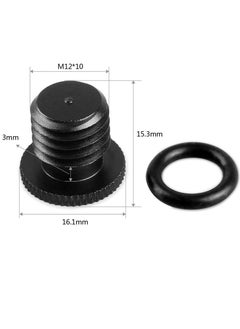 SMALLRIG 15mm Rod Cap M12 {4 pcs} 1617  - Image 3