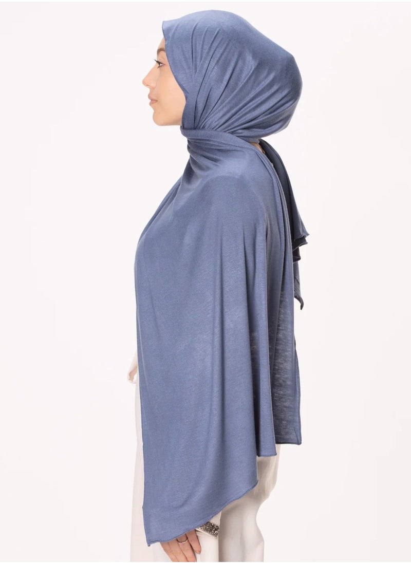 Perfectory - PERFECTORY Soft Stretch Jersey Hijabs, Effortless Style and Comfort, Curated Collection- Brisk Blue - Image 1