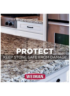 Weiman Granite Stone Clean, Polish and Protect - 24 Ounce - Streak-Free, pH Neutral Formula for Daily Use on Interior and Exterior Natural Stone  - Image 3