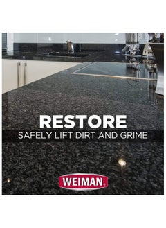 Weiman Granite Stone Clean, Polish and Protect - 24 Ounce - Streak-Free, pH Neutral Formula for Daily Use on Interior and Exterior Natural Stone  - Image 4