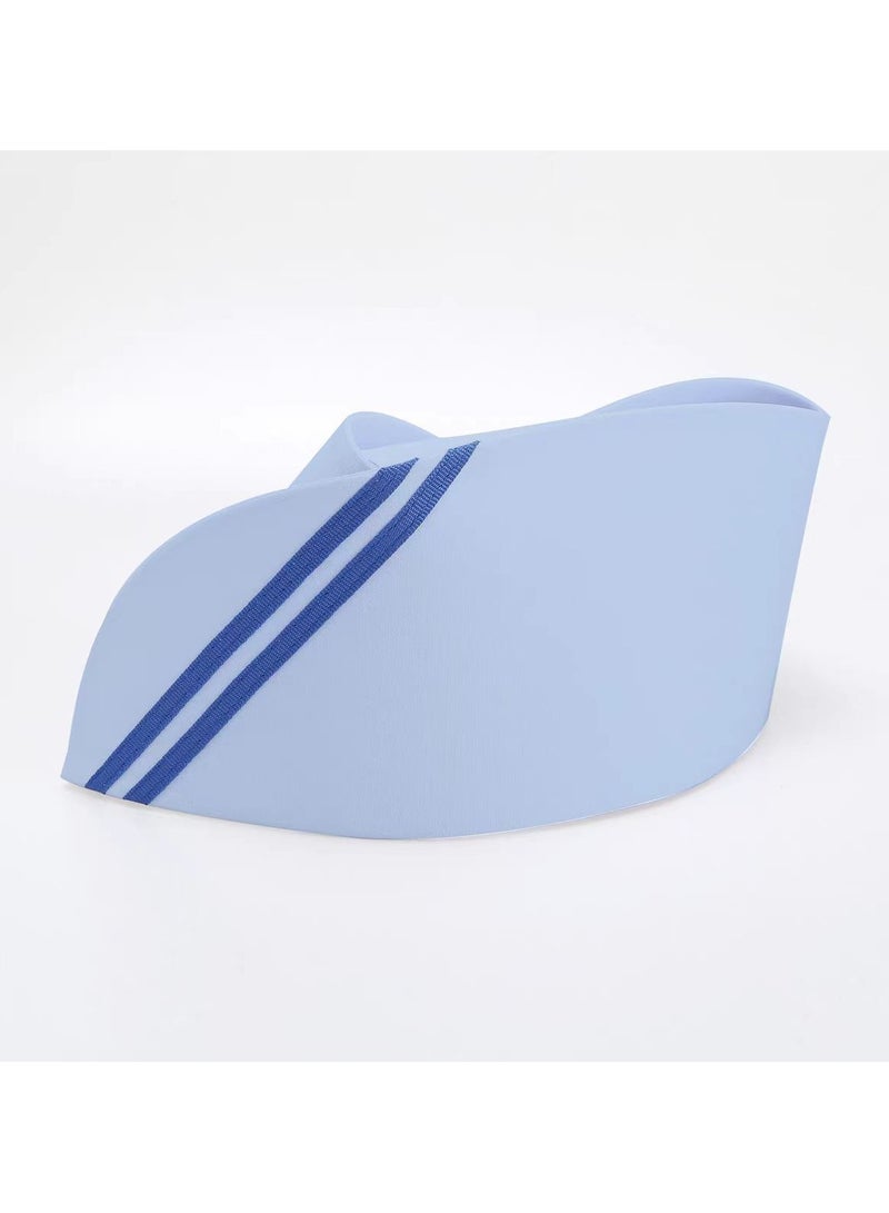 KUYING Thickened Nurse's Tailcoat Hat With Three Buckles And Adjustable Medical Work Cap 