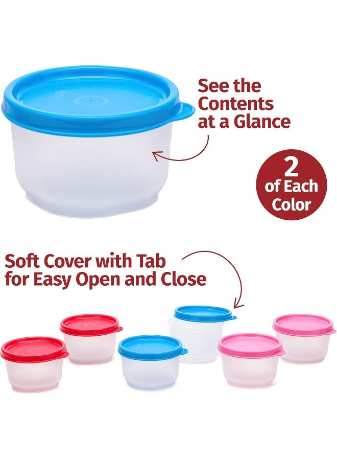 Signoraware SIGNORA WARE Condiment Containers with Lids - 6 pk. 4 oz. - Image 4