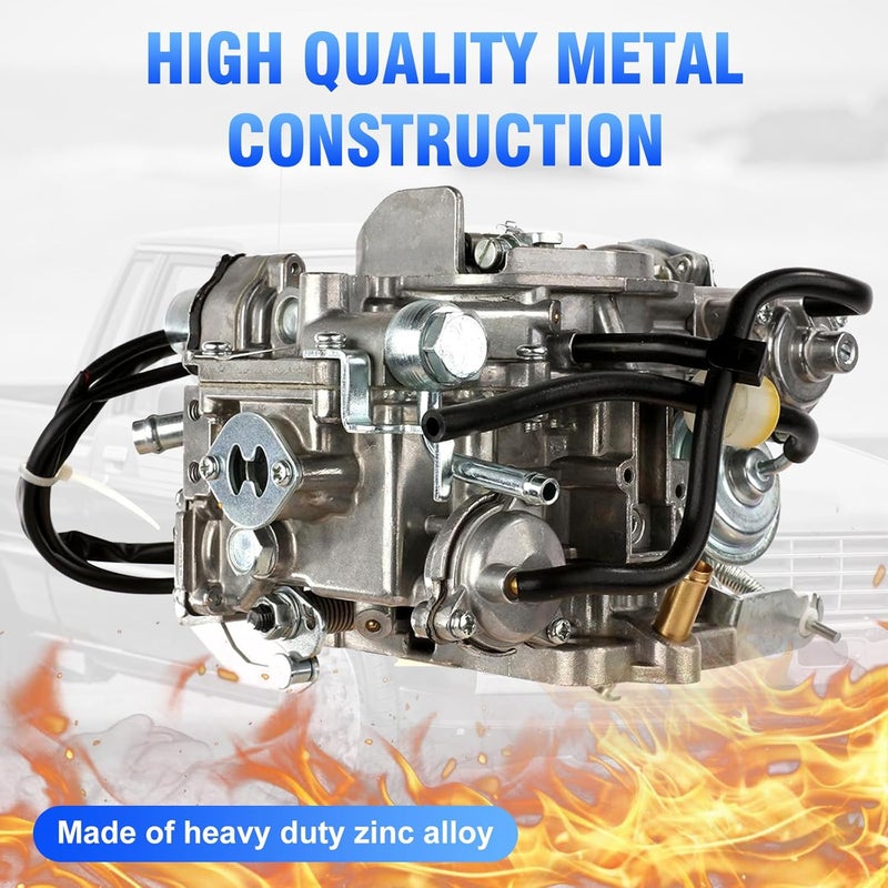 PARTOL 22R Carburetor for Toyota Pickup Carburetor 1981-1987 TOY-505 TOY-507 2.4L Carburetor Carb, Automatic Choke (35290/2.4L 2366cc/C4036) - Image 5