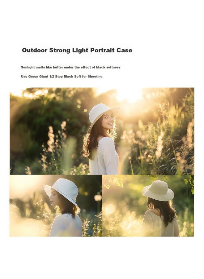 Llano 1/2 Black Soft Filter 37Mm Half Soft Focus Filter Softening Lens Soft Focus Lens Hazy Lens Portrait Softening Misty Beauty Mirror Micro Single Camera Slr - Image 2