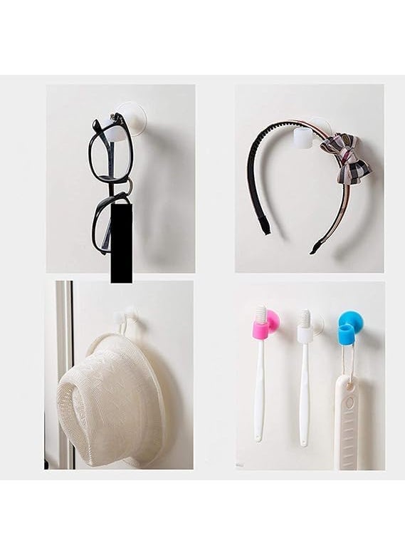 vaughn VAUGHN Silicone Door stroper Mini Multipurpose Wall Protectors AntiCollision SelfSucking Silicone Door Stopper Door Handle Bumper Mobile Phone Stand Data Cable Organizer Pack of 5 Multicolour  - Image 5