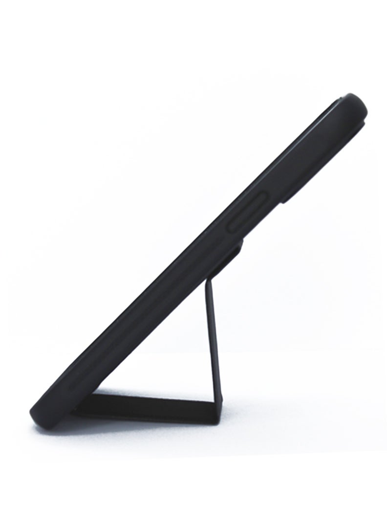 Theodor Fully Covered With Finger Grip Stand Holder Anti Slip Shockproof Protective Case Cover For SAMSUNG GALAXY A33 5G BLACK - Image 2