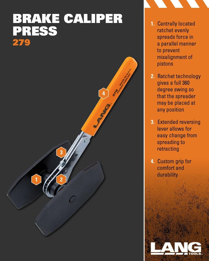 Lang Tools 279 Brake Caliper Press - Image 4