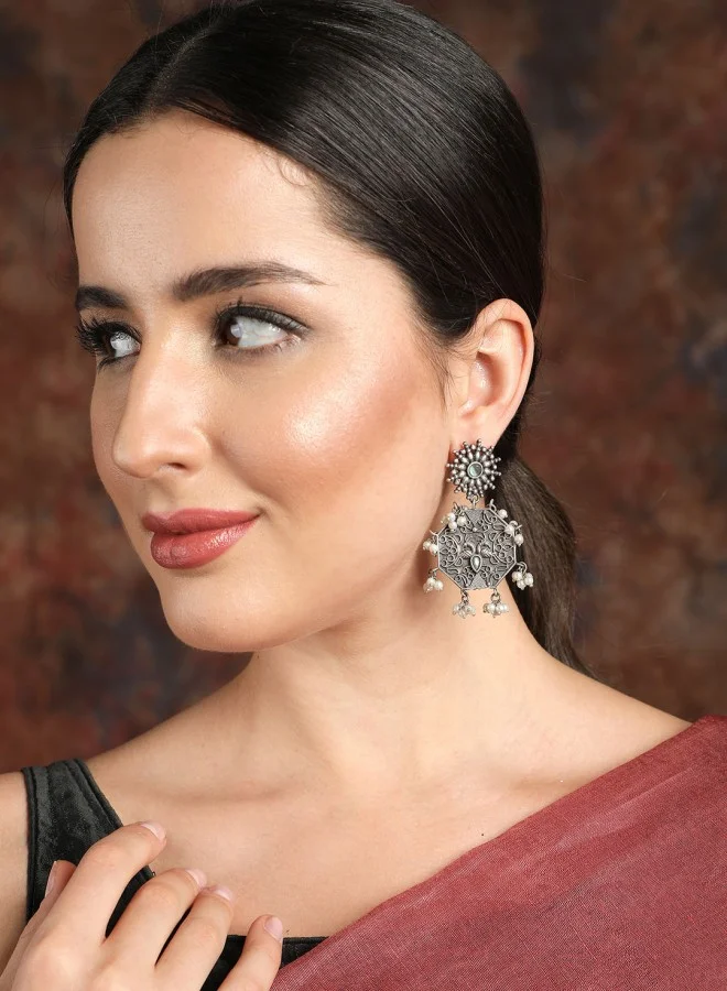 آي شين أقراط معدنية نسائية - مزيج بين الأصالة والعصرية