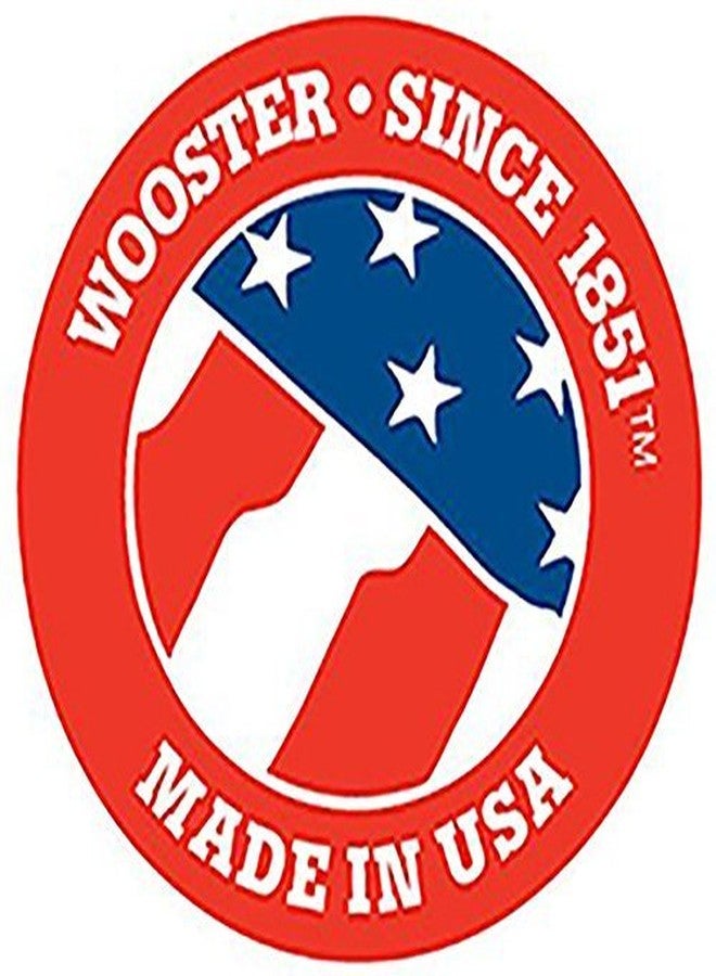 Wooster Brush R207 4 inch Mohair Blend 1/4 inch Nap Paint Roller Cover - Pack of 12 - Image 3