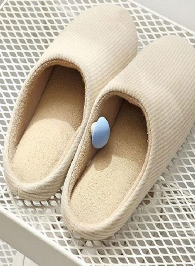 DIVOX Duvet Clips Mushroom Cover Pins Cotton Quilt Fixer Duvet Fasteners Grippers Anti-Movement Bed Clamps Sheet Holder for Socks Curtains Cove Fixing Clips (Blue, 8) - Image 2
