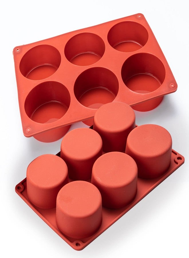 Dootafy Silicone Egg Molds Frittata Pan, 2 Pack Starbuc Egg Bites Deep 3 Inch Dash Cups Sous Vide Round Rolls for Breakfast Sandwiches Omelets Dinner Rolls Baking - Image 2