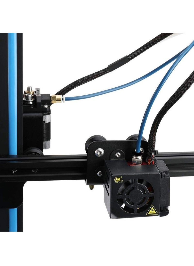 Upgraded 3D Printer kit, for 1.75mm Filament PTFE Teflon Tube Pneumatic connectors,Brass Nozzle*2, Steel Nozzle*1, Silicon Cap*3, Tube Cutter for 3D Printer.
